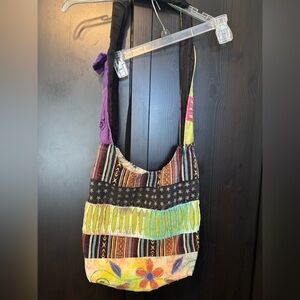 Handmade hobo bag